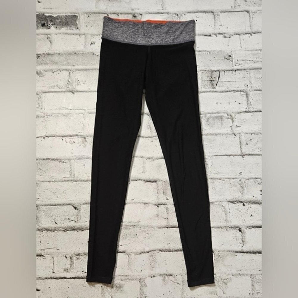 PINK Victorias Secret Ultimate Leggings XS Black Gray High Waist Yoga Pants